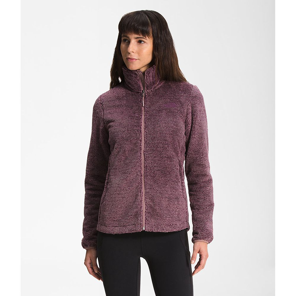 The North Face Fleece Jacket Womens Australia - The North Face Printed Multi-Color Osito Light Purpl